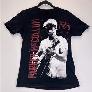 Parker McCollum Concert TShirt Black Short Sleeve Size Small